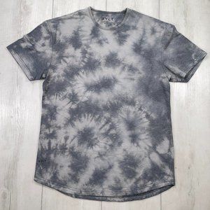 BYLT Basics Gray Tie-Dye Short Sleeve Tee